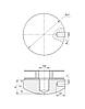 ODF-06-40-01 Точкове кріплення для скла кругле з боковим отвором, різьба М10, матове, фото 5