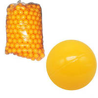 Набір кульок 70мм 500шт жовтих в кульку 99847N ТЕХНОК