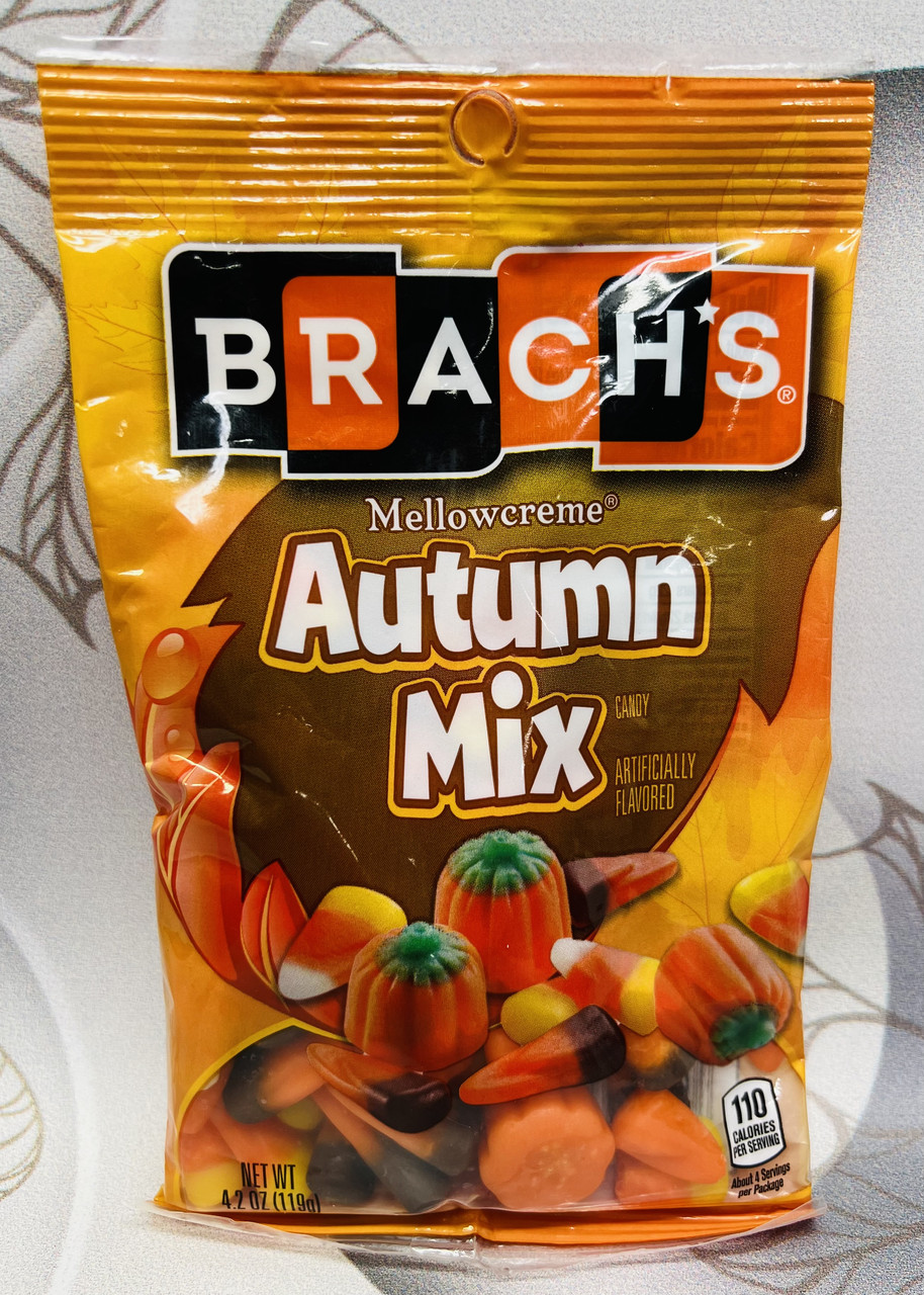 Іриски у формі кукурудзинок та гарбузик﻿ів Brach's Autumn Mix