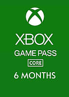 Карта оплати Xbox Game Pass Core 6 місяців Xbox One/Series S/X передплата для всіх регіонів і країн