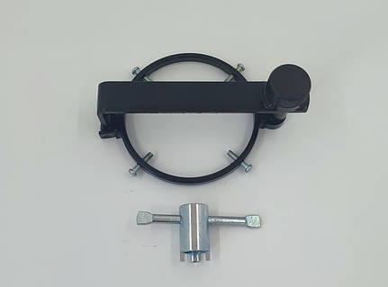 Замок кришки бака (капкан) MAN,RVI,DAF,VOLVO  D80MM полоса + секрет