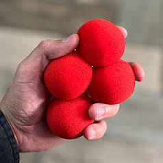 Реквізит для фокусів | Спонж червоний 4,5см (1 шт)