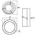 Труба PE-AL-PERT Icma 20х2 мм, 100 м NoP199, фото 2