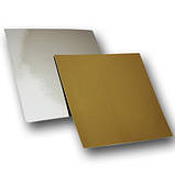 Підкладка фольгована під торт одноразова квадратна розмір 35х35 см, фото 4