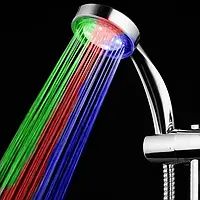 Лейка с LED подсветкой Led Shower, Уникальная насадка для душа с LED подсветкой 4 цвета