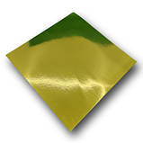 Підкладка фольгована під торт одноразова квадратна розмір 35х35 см, фото 3