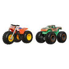 Набір машинок Hot Wheels Monster trucks Buns of Steel and All Fried Up 1:64 (FYJ64/HLT64), фото 1