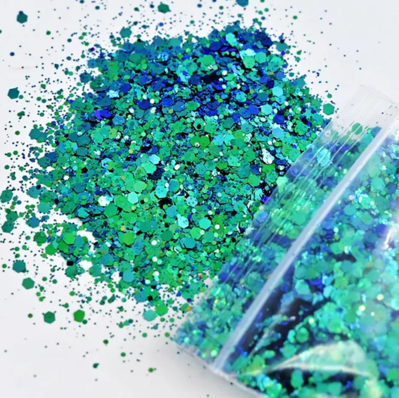 Брокат "Enchanted forest" #70 ART RESIN хамелеон, блискітки, фракція мікс, для декору смоли. Уп. 10 мл