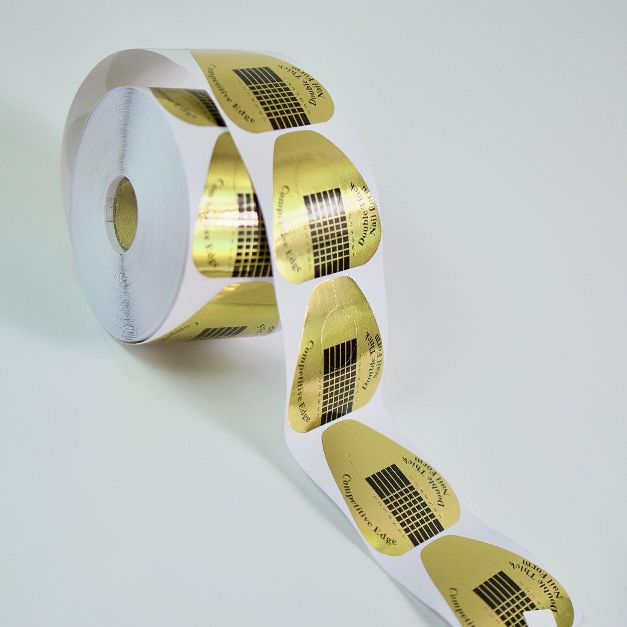 Форми для нарощування нігтів, широкі (100 штук), фото 1