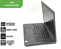 Ноутбук Dell Latitude 5490 (14.0" (1366x768)/ Core I7-8650U / 16Gb / SSD 512Gb)