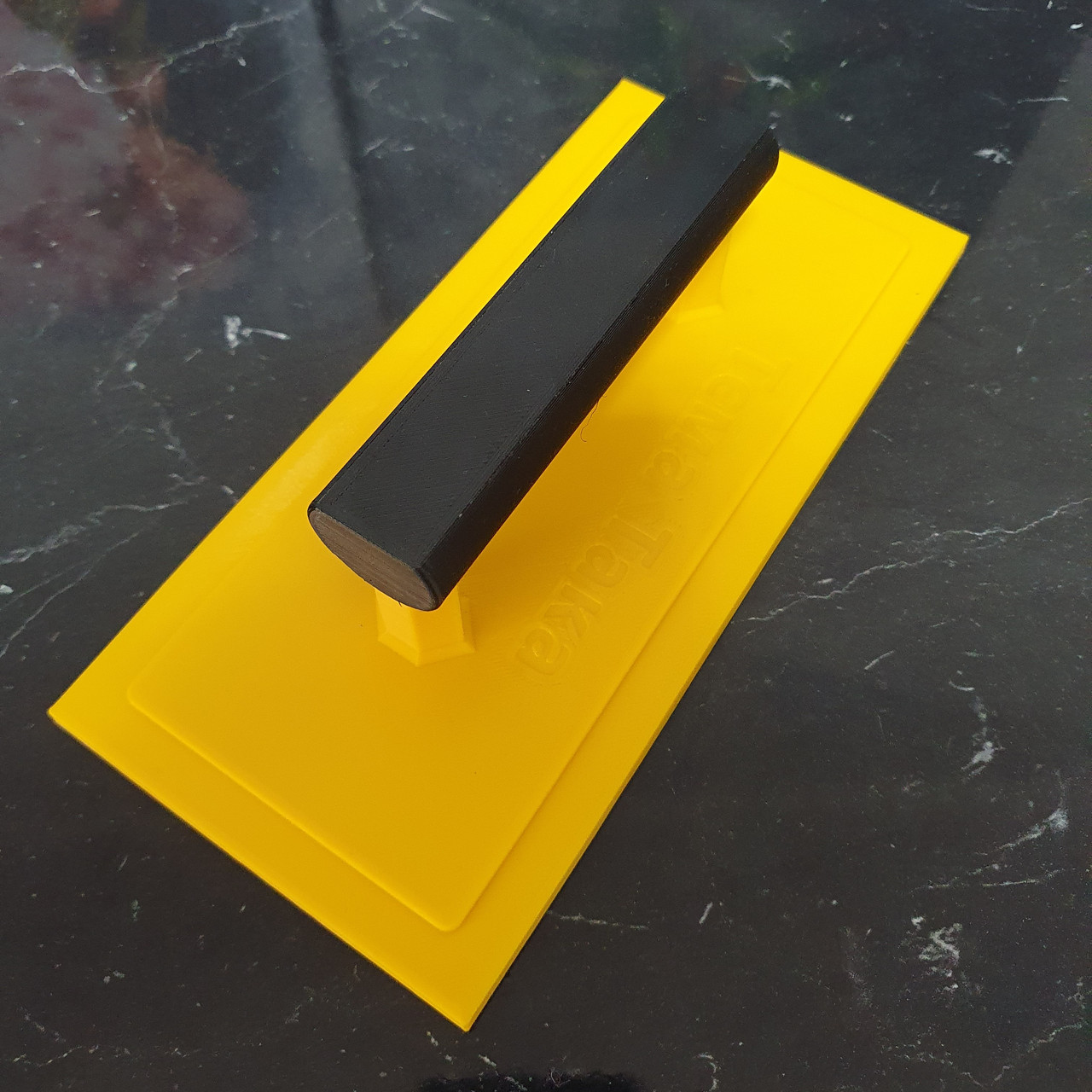 Терочка Велика прямокутна "ТЄМА ТАКА" 200х100 мм, фото 1