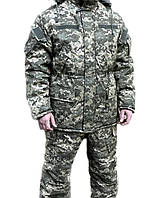 Костюм тактический зимний пиксель. Армейский утепленный костюм ВСУ