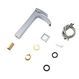 Змішувач для раковини високий GAPPO G1007-81, хром, фото 4