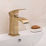 Змішувач для умивальника GAPPO G1007-4, бронза, фото 2