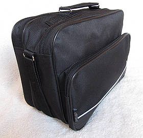 Чоловіча сумка esW2130 чорна барсетка через плече папка портфель А4 31х22х15см