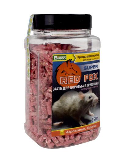 Гранули RED FOX від гризунів, банка 250 гр, Агрохімпак
