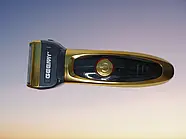 Професійний шейвер триммер Geemy GM 6709 3в1 для бороди носа та вух, фото 4