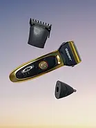 Професійний шейвер триммер Geemy GM 6709 3в1 для бороди носа та вух, фото 7