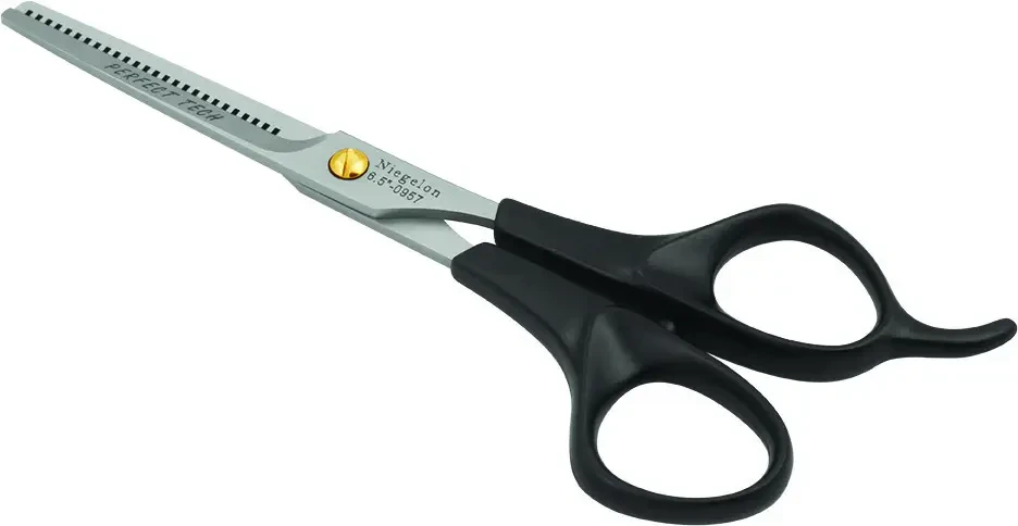Перукарські ножиці Niegelon 957 філіровка одностороння (28 Т) ( леза 6.5 дюйма), фото 1
