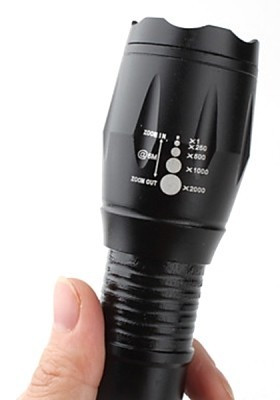 Тактический фонарик на аккумуляторе Карманные фонарики водонепроницаемые 5 режимов Фонарики LED яркие - фото 4 - id-p1962363391