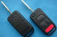 Выкидной ключ Mercedes (корпус) 2 кнопки 1 (Panic), лезвие HU64P (Артикул: F299F)