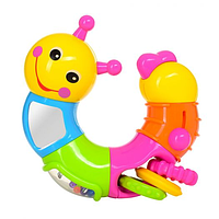 Гусеница погремушка развивающая игрушка для малышей погремушка трещотка зеркало