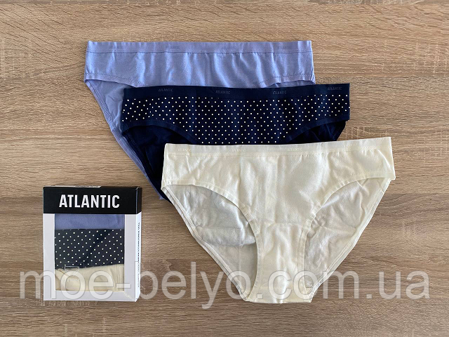 Жіночі трусики atlantic атлантік 3LP-195 набір 3 шт
