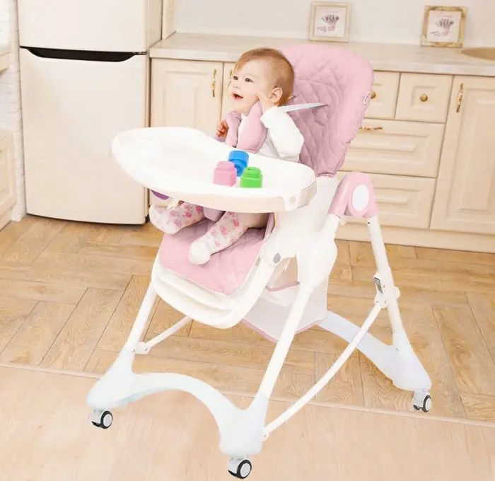 Стільчик для годування Carrello Caramel CRL-9501/3 - Candy Pink