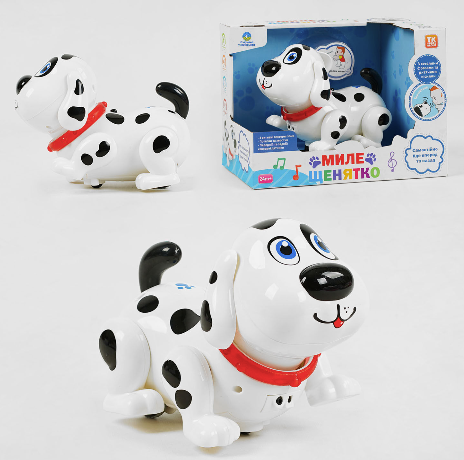 Інтерактивний сенсорний песик TK Union Group ТК-64633 "Миле щенятко", білий