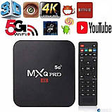 Смарт-приставка MXQPRO 4K,  2/16G, Android 11 з пультом, S905L Cortex A9 2 ГГц, Wi-Fi, BT, 4хUSB, фото 7