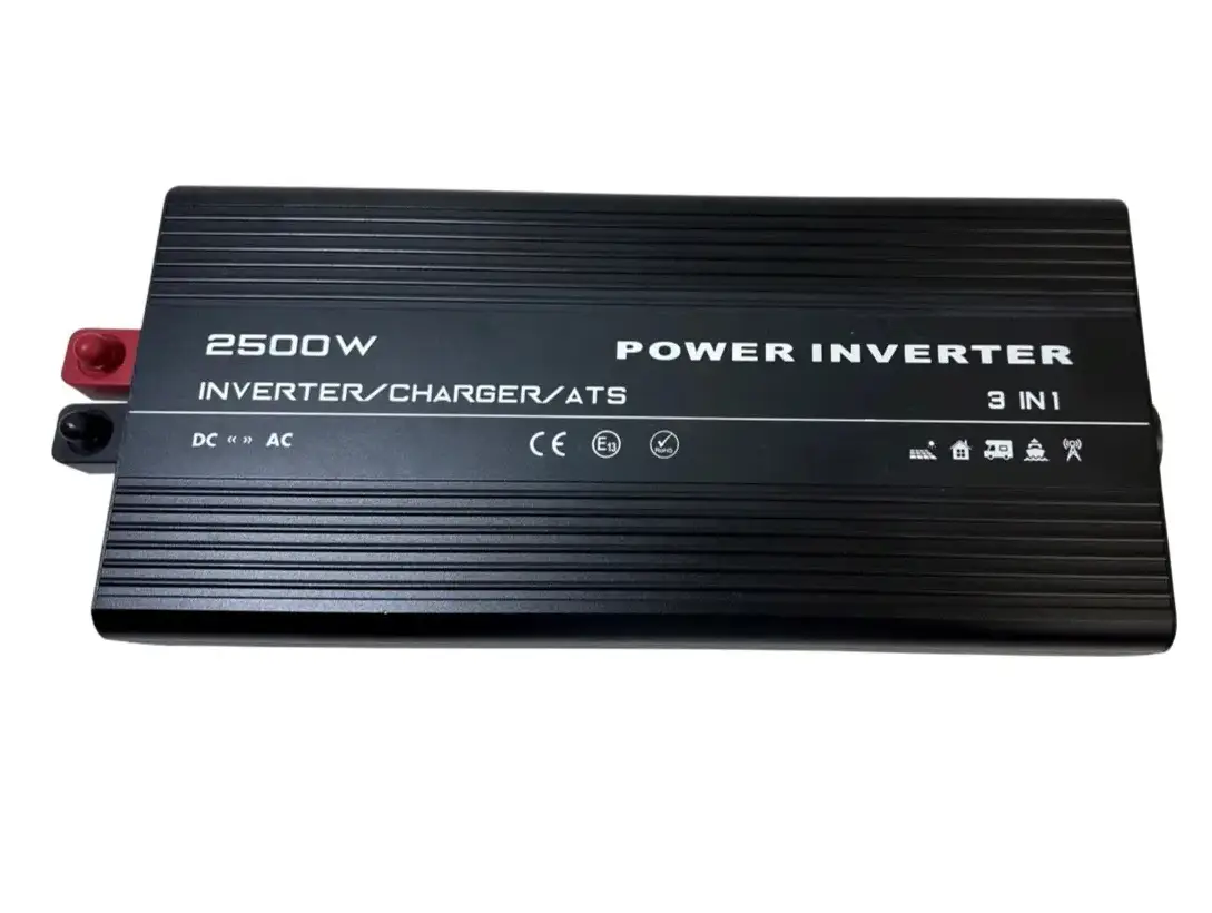 Інвертор із чистою синусоїдою 12 V 220 V RSC2500P 2500W (макс.5000W) із зарядкою 20 А + функція ATS