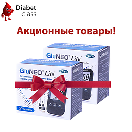 Акційні тест-смужки для глюкометра GluNeo Lite