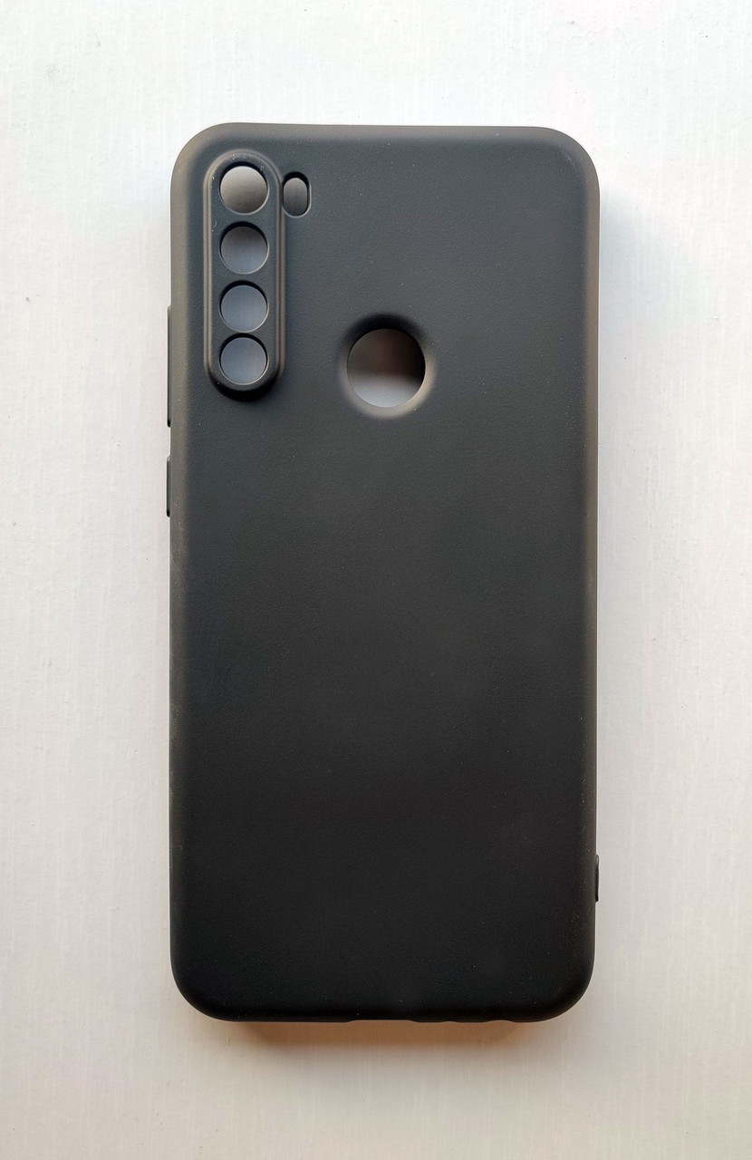 Силіконовий чохол Liquid Case для Xiaomi Redmi Note 8T Чорний, фото 1