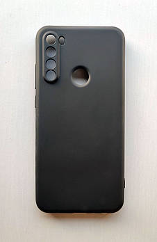 Силіконовий чохол Liquid Case для Xiaomi Redmi Note 8T Чорний