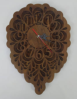 Годинник з дерева настінний