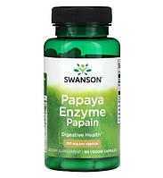 Swanson Papaya Enzyme Papain 100 mg 90 veg caps