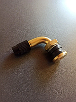 Вентиль безкамерний гнутий на різьбі - для скутерів та мопедів