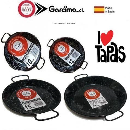 Сковорода з 2 ручками Garcima Paella Valenciana 10 см чорна (20210), 10, фото 3
