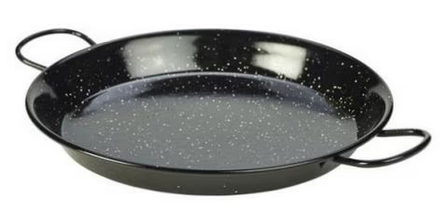 Сковорода емальована з 2 ручками Garcima Paella Valenciana 30 см чорна (20230), 30, фото 2