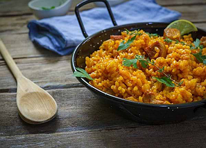 Сковорода емальована з 2 ручками Garcima Paella Valenciana 30 см чорна (20230), 30, фото 3