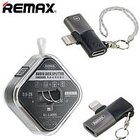 Перехідник Remax RL-LA09i Double Lightning чорний