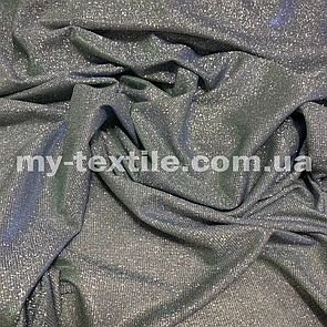 Тканина Люрекс сипучий Синій з бірюзою