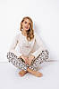 Комплект жіночого одягу для сну зі штанами Aruelle Ginger Pajama long, фото 3