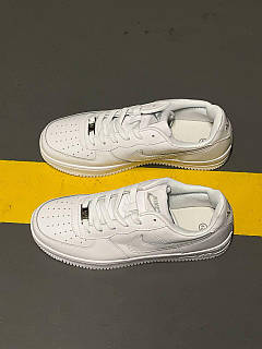 Nike air force 1 leather white discount