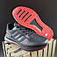 Чоловічі кросівки Adidas Glide (чорні з червоним) стильні повсякденні кроси 10651 Адідас vkross, фото 10