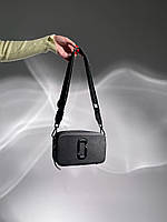 Женская подарочна сумка Marc Jacobs The Snapshot Total Black (черная) torba02013 модная для стильной девушки