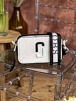 Женская подарочна сумка Marc Jacobs The Snapshot Yin Yang (белая) torba0136 модная для стильной девушки vkross