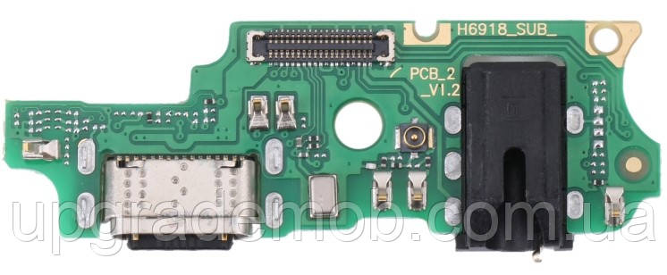 Шлейф Tecno Pova 3 LF7n з роз'ємом заряджання з роз'ємом навушників із мікрофоном плата заряджання