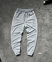 Спортивные базовые зауженные штаны (серые) kor27 классные молодежные спортивки для парня тренд