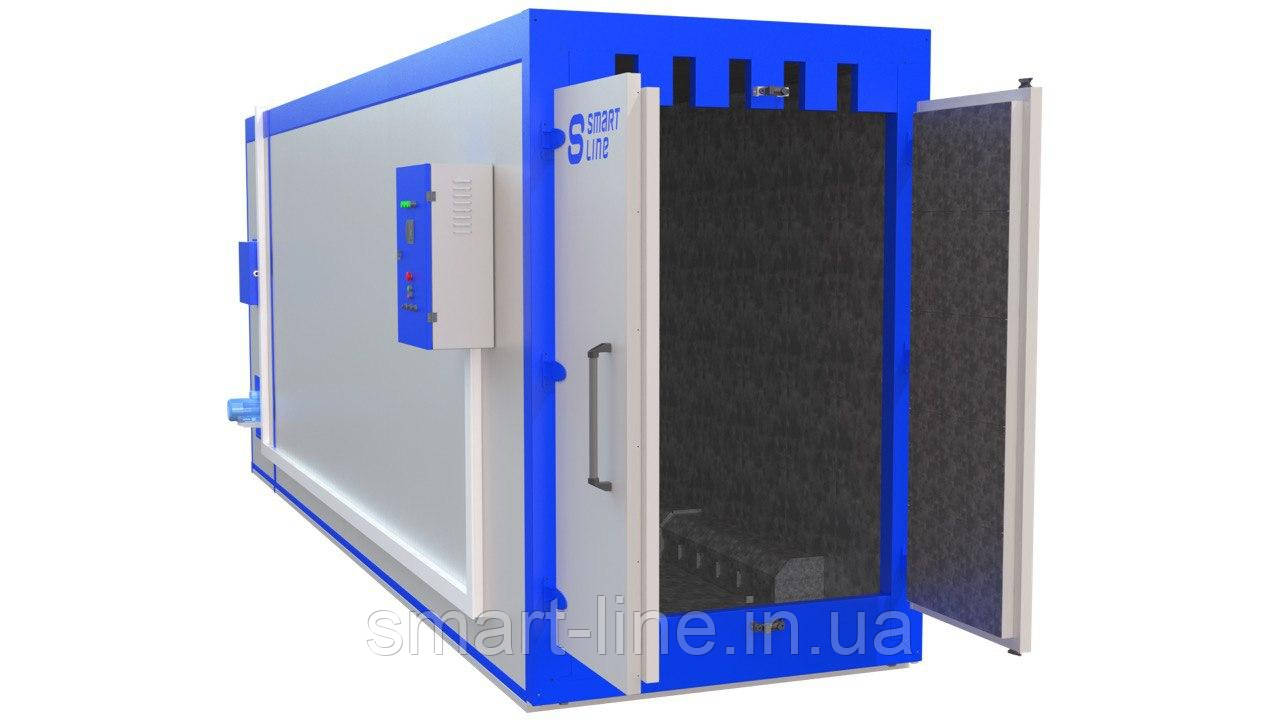 Піч полімеризації непрохідна 6М Smart Line (1500х2500х6000)